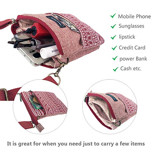 Image of Nylon Crescent Crossbody Bag for Women Men Fanny Pack Crossbody Bag Dumpling Lightweight Travel Sling Bag