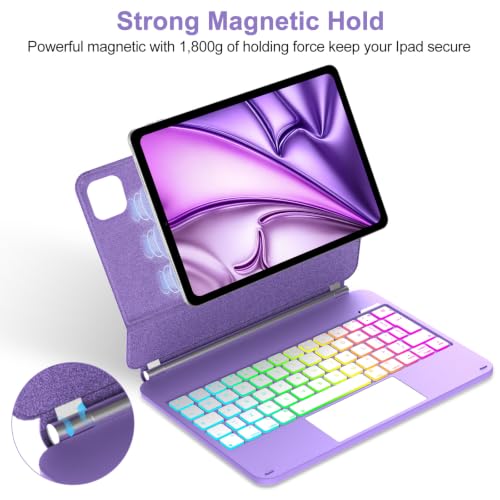 Image of Keyboard Case for iPad Air 11 inch(M4,M3,M2)&iPad Pro 11 inch,Air 5th /4th