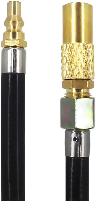 MCAMPAS Propane Adapter with RV Extension Hose 12FT Quick Connect Kit Replacement for Coleman Roadtrip LXE Portable Grill ONLY Hook Up RV Motorhomes