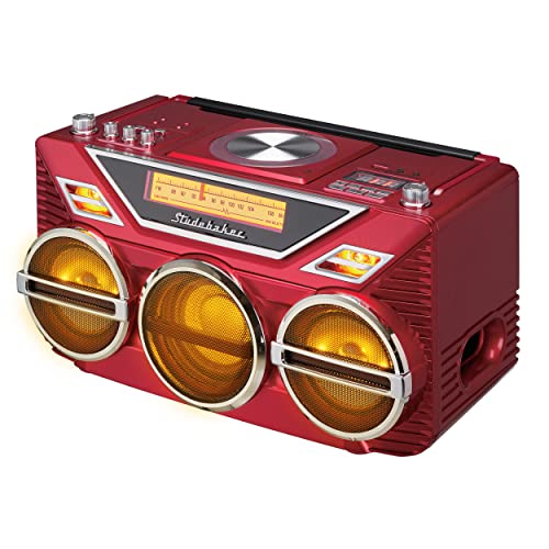 Radio estéreo FM retro Studebaker con luces LED para fiestas en casa 2