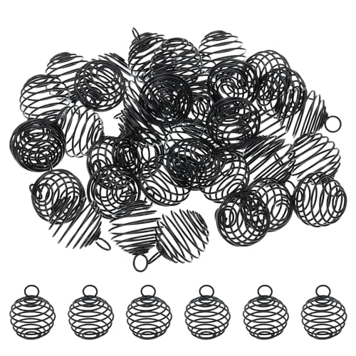 Cage à perles en spirale PATIKIL pour créer ses propres colliers de pierres pendant le week-end