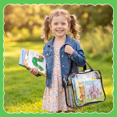 Dntorx Toy Storage Bags, Organization and Storage, 4 Pack Clear PVC Storage Organizers - Large Waterproof Zipper Bags with Handles for Kids Books, Puzzles, Blocks, Travel and Classroom — view 5