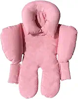 Almofada Redutor de Bebê Conforto em Cores Lisas (Rosê)