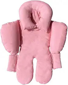 Almofada Redutor de Bebê Conforto em Cores Lisas (Rosê)