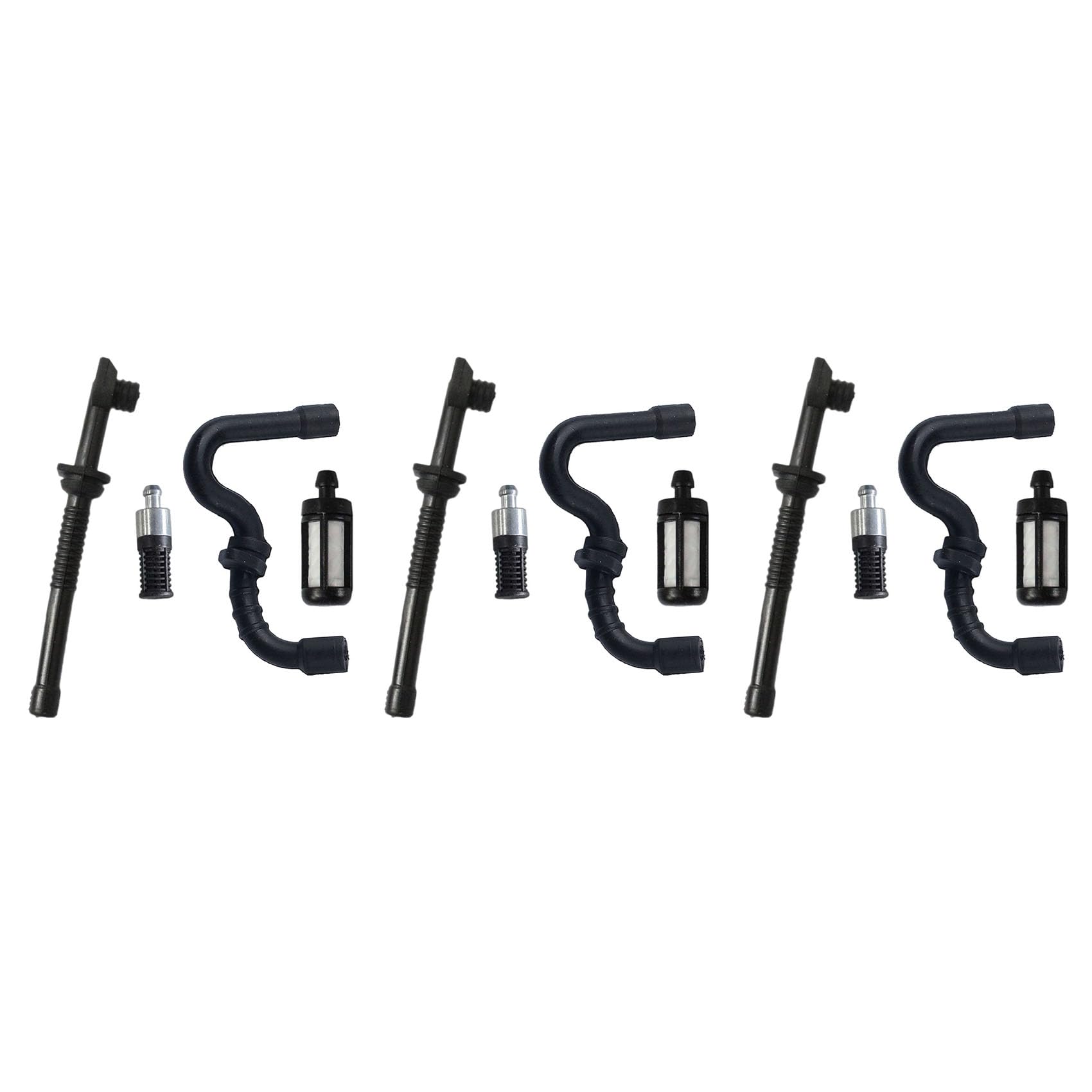 Jnchdghwa Black 3X Line Oil Line Oil Filter For Chainsaw Ms 180 017 018 Ms170 Ms180 Chainsaw