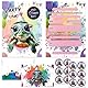 Hpbaggy 12x Party Schildkröten Einladungskarten - Einladungskarten Kindergeburtstag Jungen & Mädchen,Coole Tier Geburtstagseinladungen +12 Umschläge +12 Sticker,Partyeinladungen Einladungen Kinder