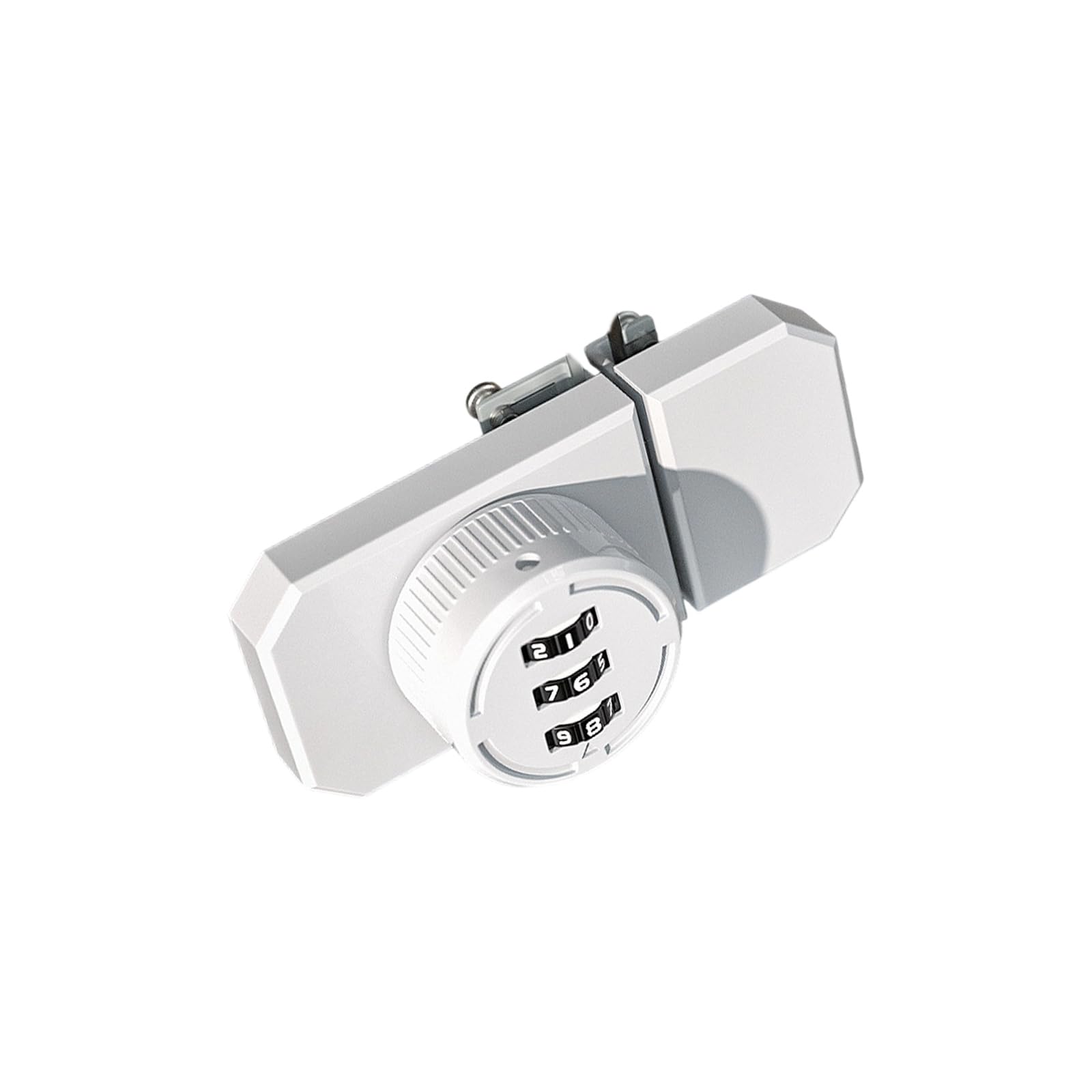 Nvoqilin 208 Double Door Whit Zincs Alloys Cabinet Password Hasp 3 Digit Combination Locks Glass Cabinet For Drawers, Cabinets, Cupboard File