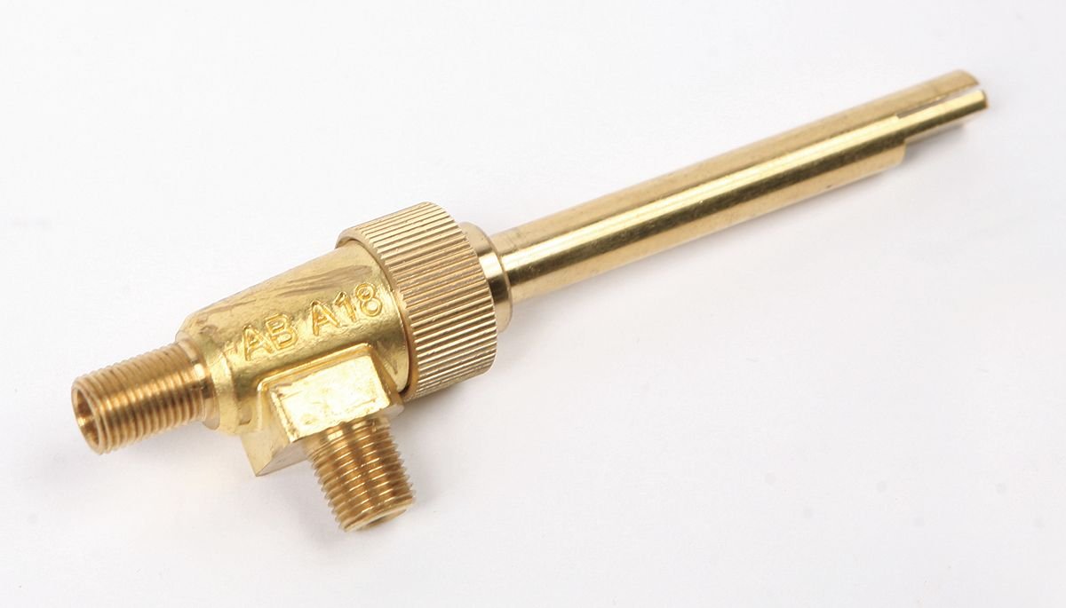 Burner Valve;1/8 MPT X 3/8-27