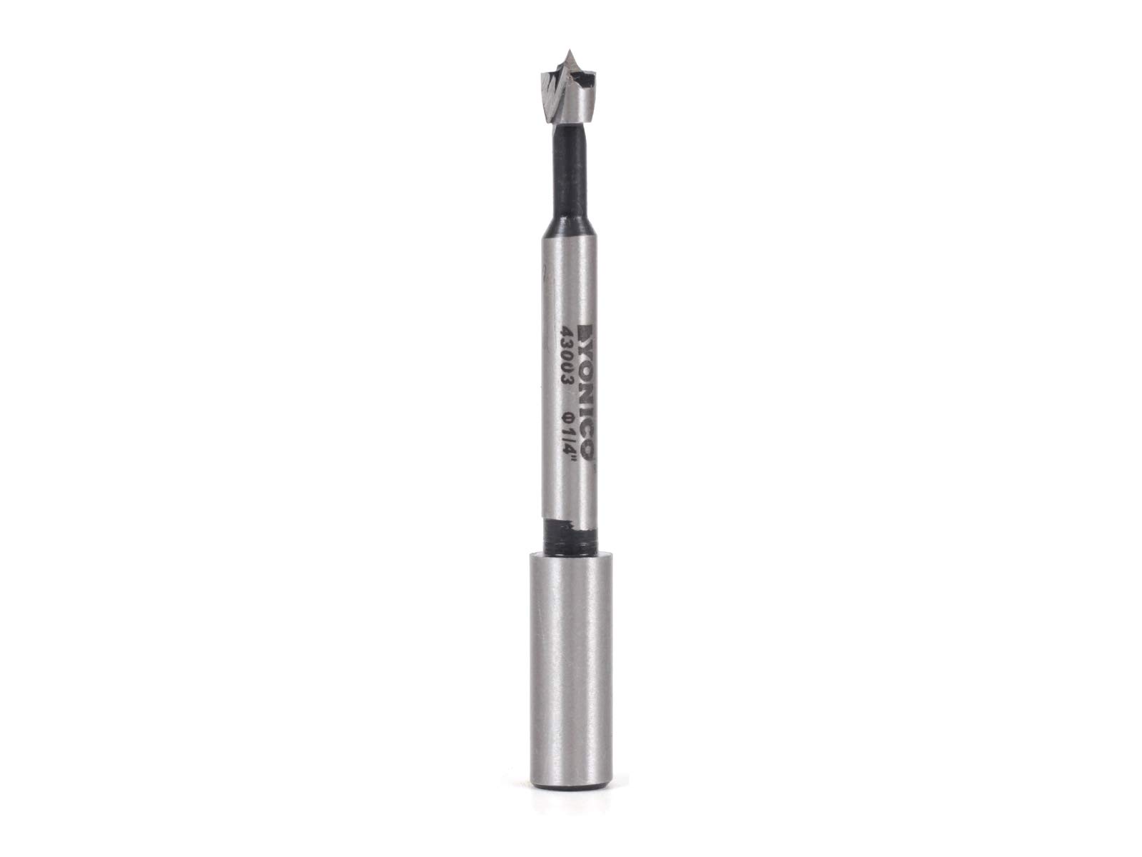Yonico 43003S 1/4-Inch Diameter Steel Forstner Drill Bit 3/8-Inch Shank — image 1