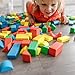 Melissa & Doug Wooden Building Block Set - 200 Blocks in 4 Colors & 9 Shapes