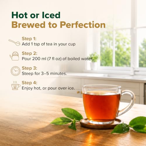 Image of VAHDAM Assam Black Tea Leaves (12oz|170+ Cups) Quality Black Tea Loose Leaf