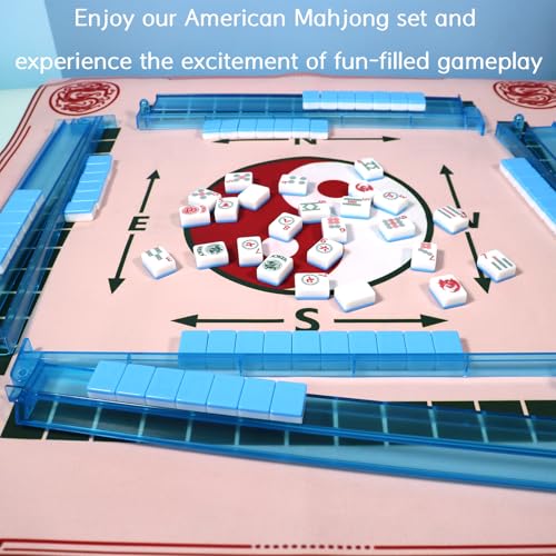 Juego de Mahjong Americano con 160 Fichas Elegante miniatura 6