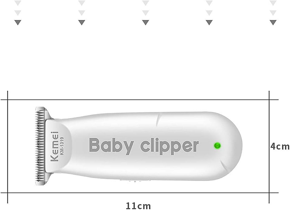 Dimensions of KEMEI KM-1319 Baby Hair Clipper