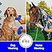 BaR-K Drip Catcher Cuffs - Pet Bathing Tool for Dog Shower and Dog Bathtub - Dog Bathing Station Grooming Supplies and Horse Supplies for Horse Grooming Kit - Protective Dog Washing Tool - Blue 2 Set