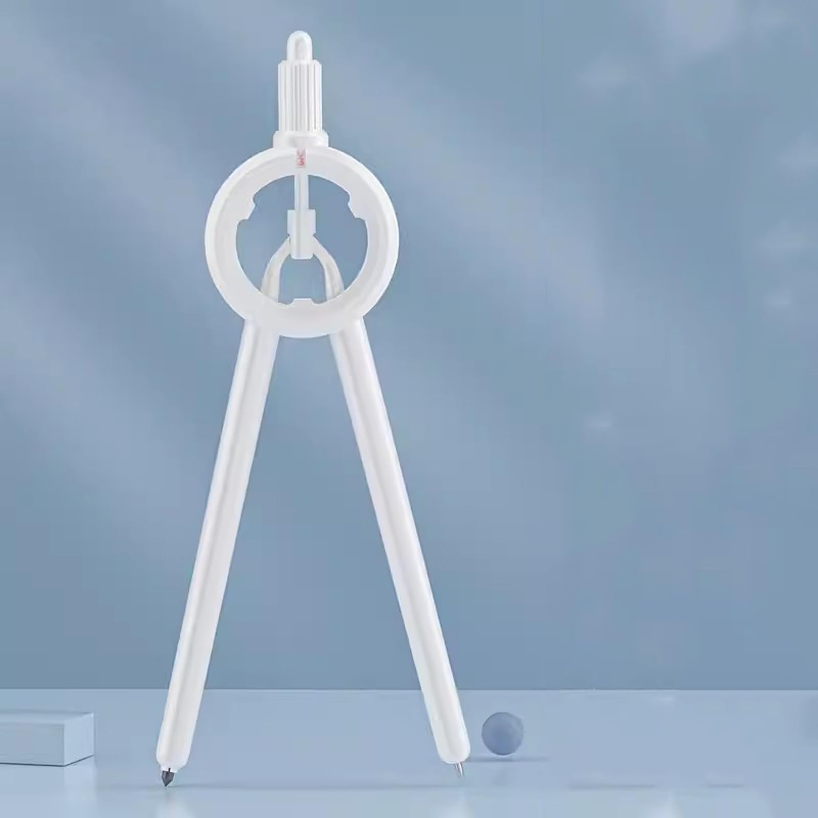 Set 8 Pezzi Bussole Di Geometria Per Scuola - Con Compasso, Righelli E Accessori Per Disegno - Foto 2