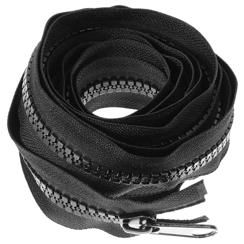TOYANDONA Cremallera Doble Cara de Resina 300 CM para Sacos de Dormir y Tiendas de Campaña Cremallera Resistente E Invisible para Manualidades y Costura de Bolsos
