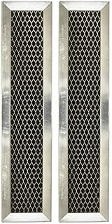 GE JX81D, WB02X10943, Microwave Recirculating Charcoal Filter (2-Pack)