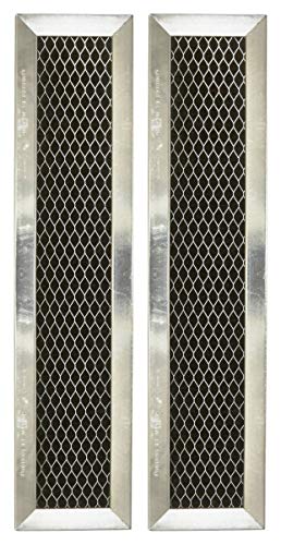 GE JX81D, WB02X10943, Microwave Recirculating Charcoal Filter (2-Pack)