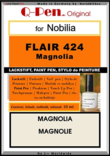 Q-Pen Ausbesserungsfarbe passend für nobilia Castello 390 Magnolia