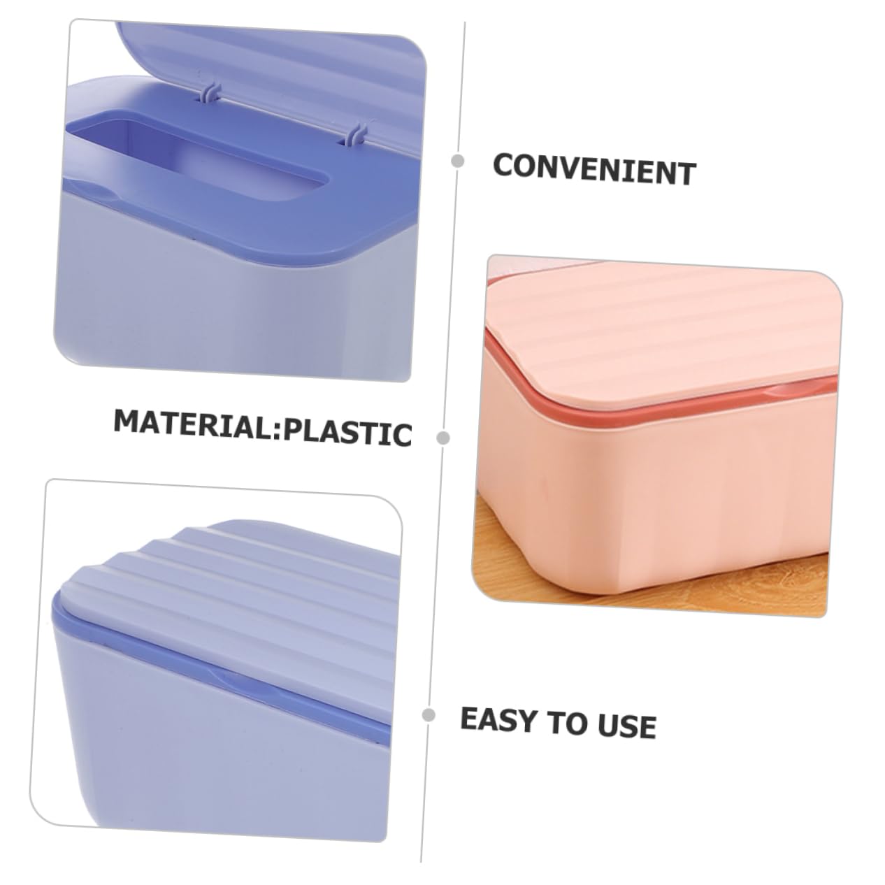 Ciieeo 4 Sätze Wandmontierte Und Tragbare Tissue Box Für Trockene Tücher Und Feuchttücher Praktischer Spender Für Tisch Und Wand Langlebigem Für Zuhause Und Unterwegs 2 Stücke * 4