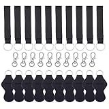 Sublimation Blanks Chapstick Holder Keychains, 10 Pairs Neoprene Lipstick Holder Keychain Protective