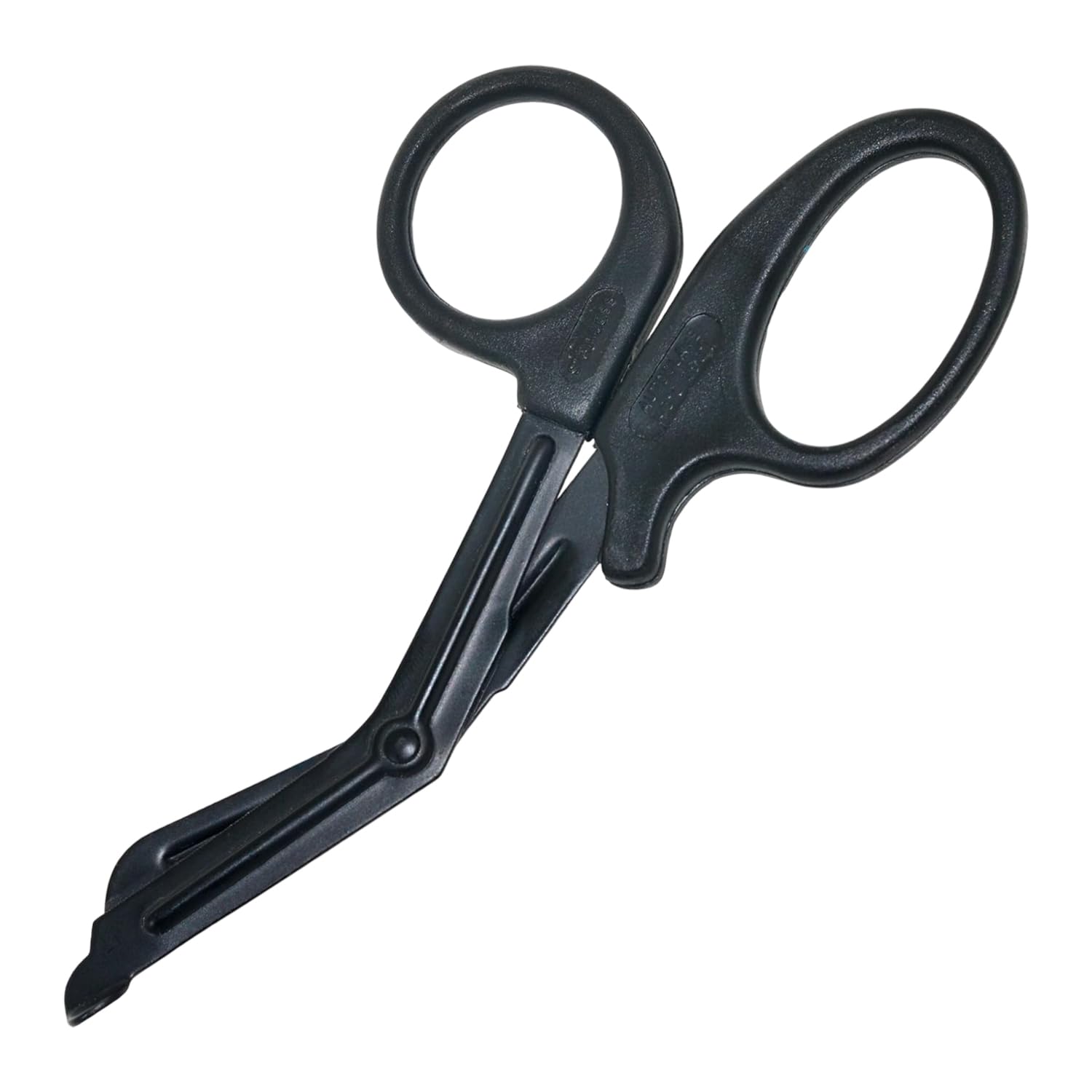 YNR Medical Bandage Scissors – Trauma Shears, Medical Scissors for Nurses, Doctors, First Aid, EMT, Paramedic, Fire Rescue, Vet & Surgical Use, Full Black | (7.5")