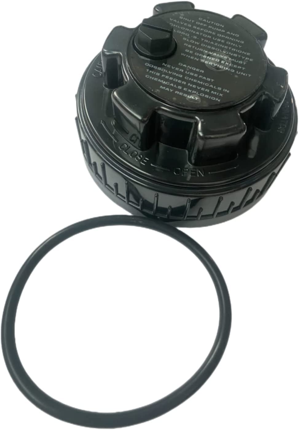 Aupll Chlorinator Cover Replacement for Hayward CLX110C Automatic Chlorinator Feeder, Black Chlorinator Cover Cap Replacement for Hayward