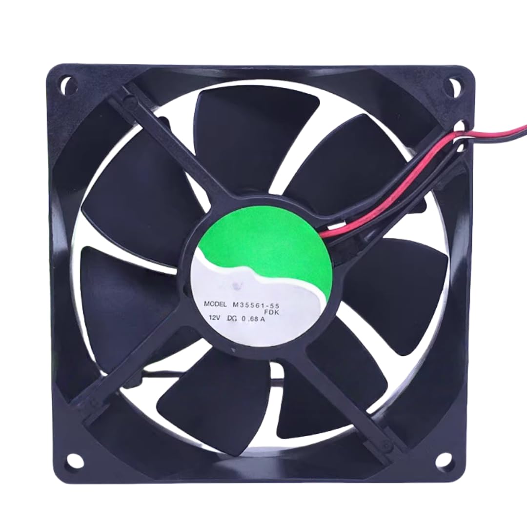 FCARUMIQP M35561-55 DC12B 0.68A 9025 Cooling Fan 90x90x25MM
