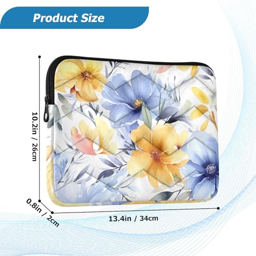 Funda para portátil 13-14 pulgadas con diseño acuarela miniatura 3