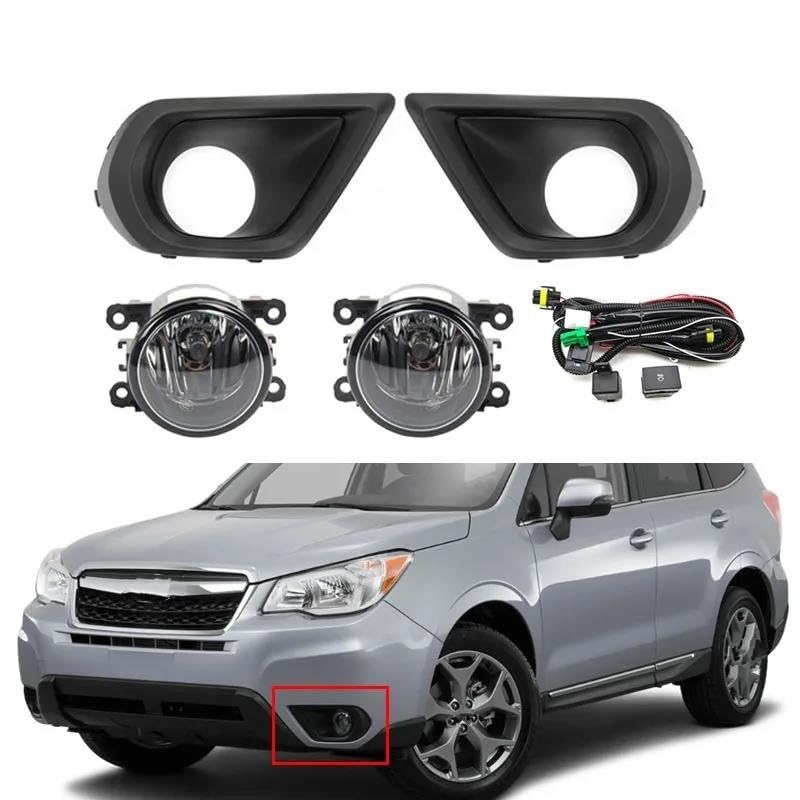 Phare antibrouillard Forester 2014 2015 2016 kit complet LED avec lunette et faisceau