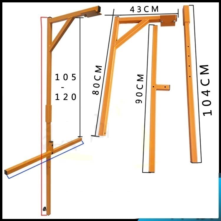 Cabrestante manual autoseguro para instalación de aire acondicionado 1200lb 20m miniatura 5