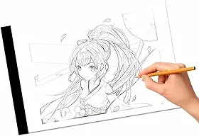 Mesa Led A3 A4 Luz Branco Desenho Transposição Profissional (branco, A4)
