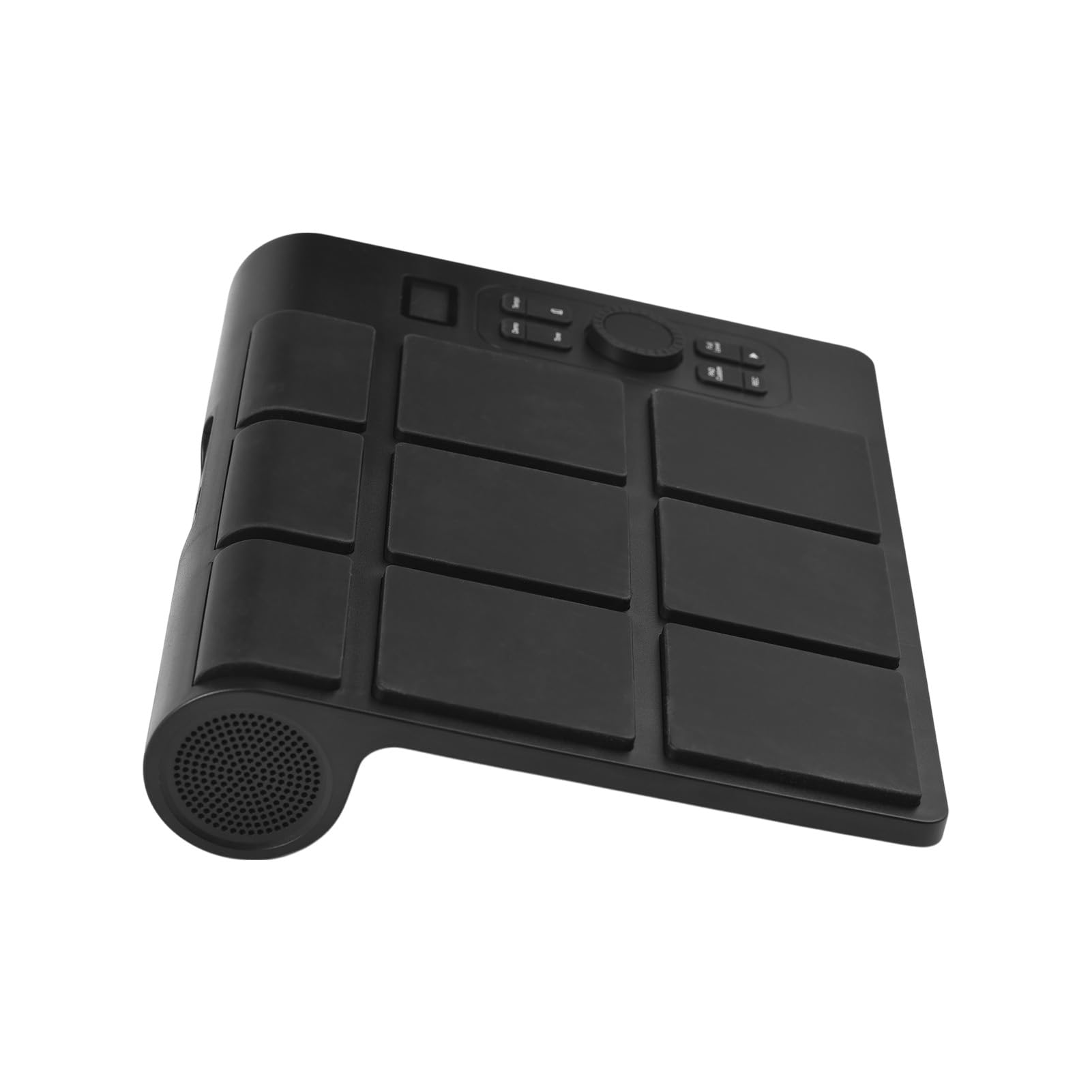 Batteria elettronica 9 Pad Kit di batteria digitale portatile Set di batteria elettrica da tavolo portatile con 16 suoni 2 pedali Display LCD BT MIDI per l'esercizio a casa o