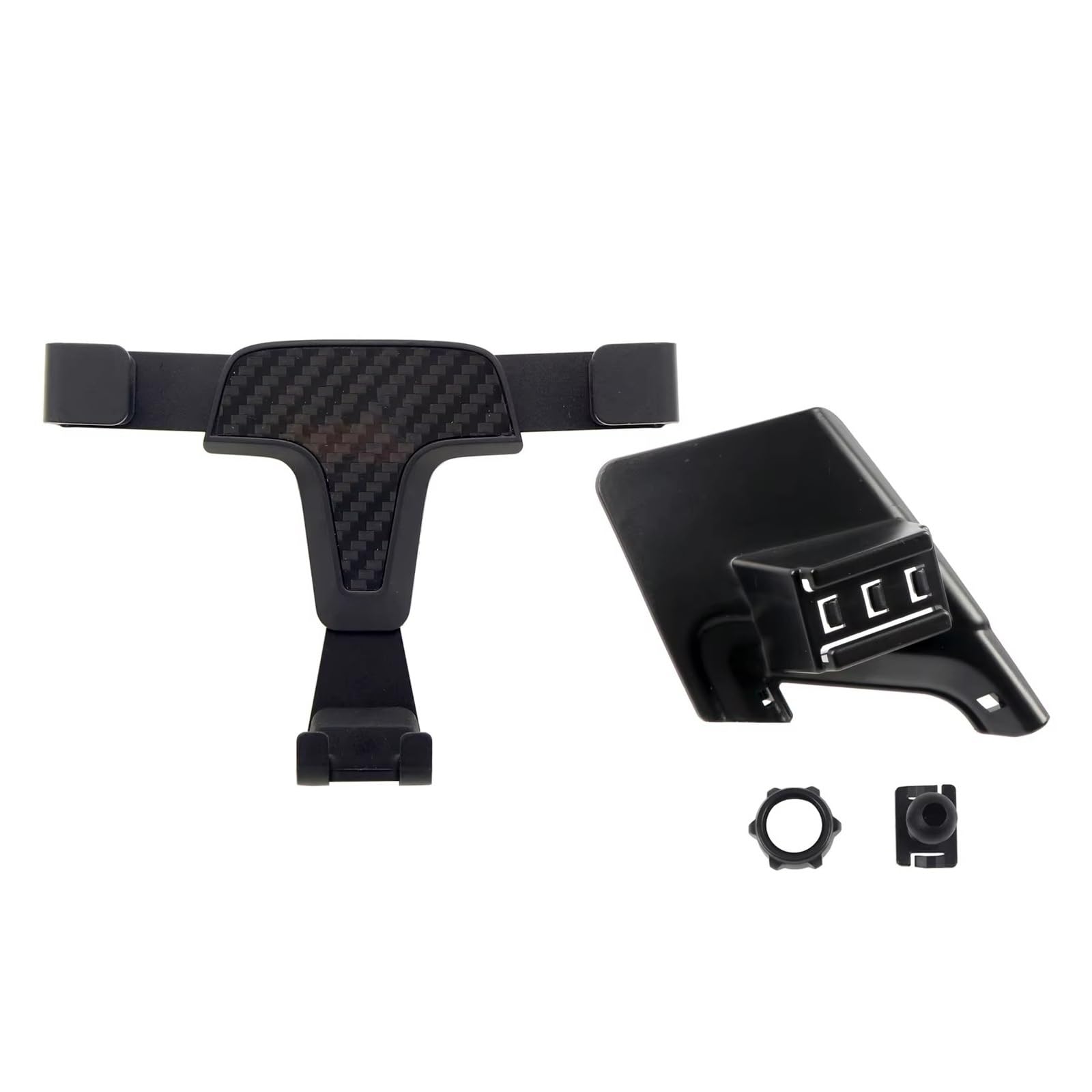 Interno Auto Per Ford Per Fiesta 2008-2016 Supporto Per Telefono Auto Supporto Per Bocchetta Dell'aria Per Auto Supporto Per Smartphone(Carbon Fiber Grain)
