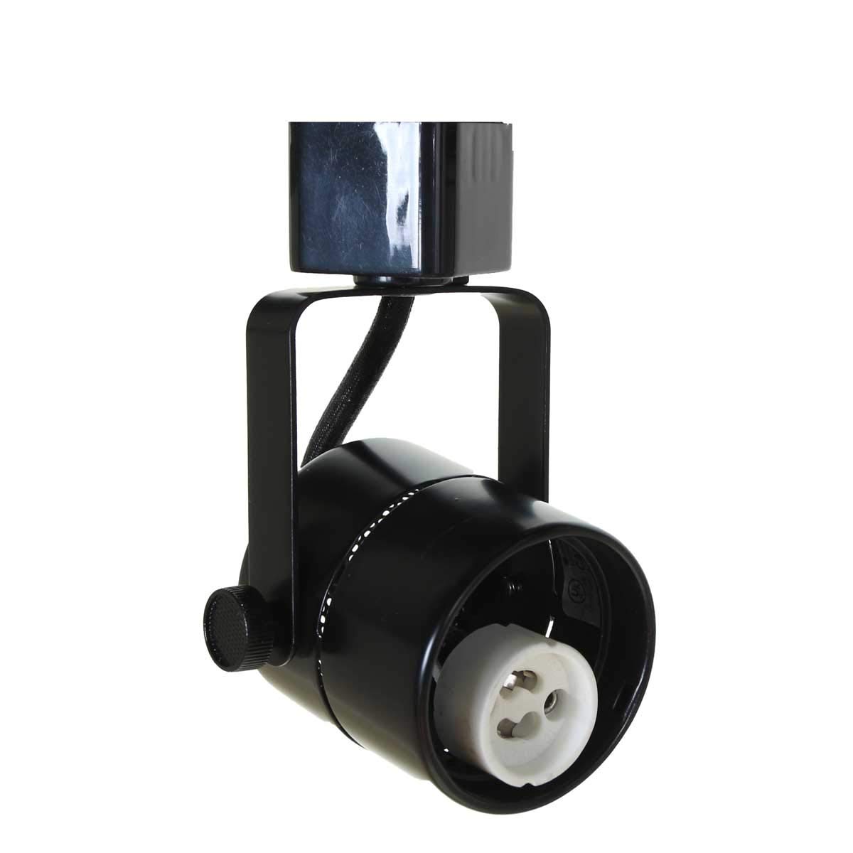 Direct-Lighting 50154 Black GU10 Line Voltage Track Lighting Head - No Bulb