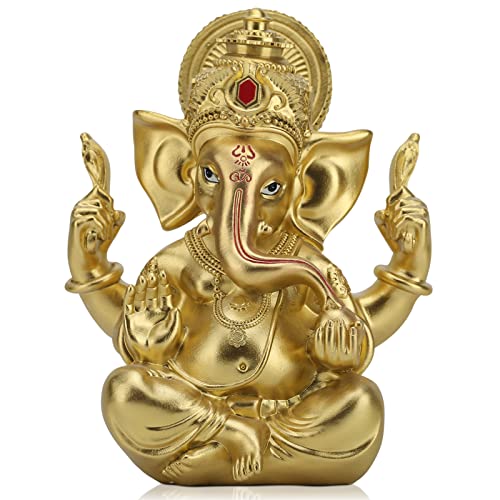 19.5 cm Ganesha Statuen groß, Ganesh Statuen Hindu Elefanten...