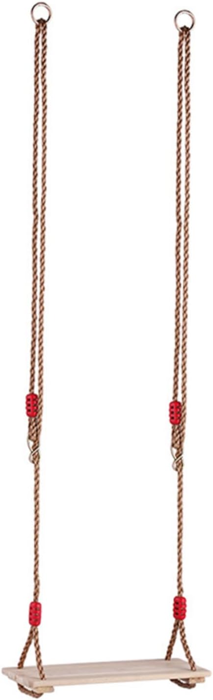 HANABASS Wooden Swing Adults Hanging Swing with Non Slip Seat Indoor Outdoor Fun for Backyard Playtime Family Bonding