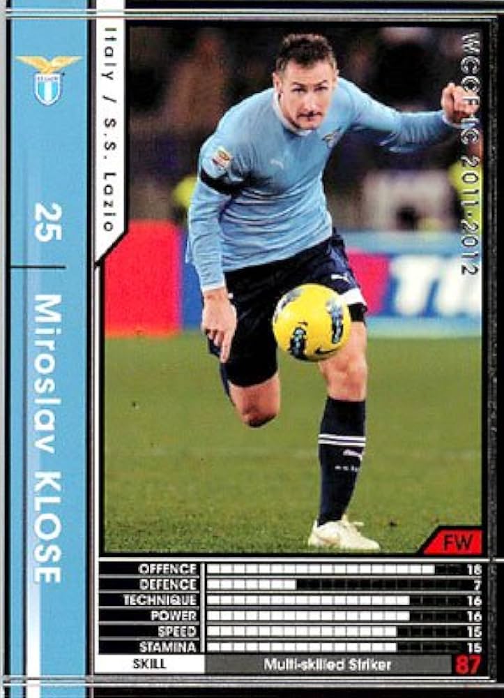 wccf EX クローゼ wccf EX クローゼ ミロスラフ・クローゼ