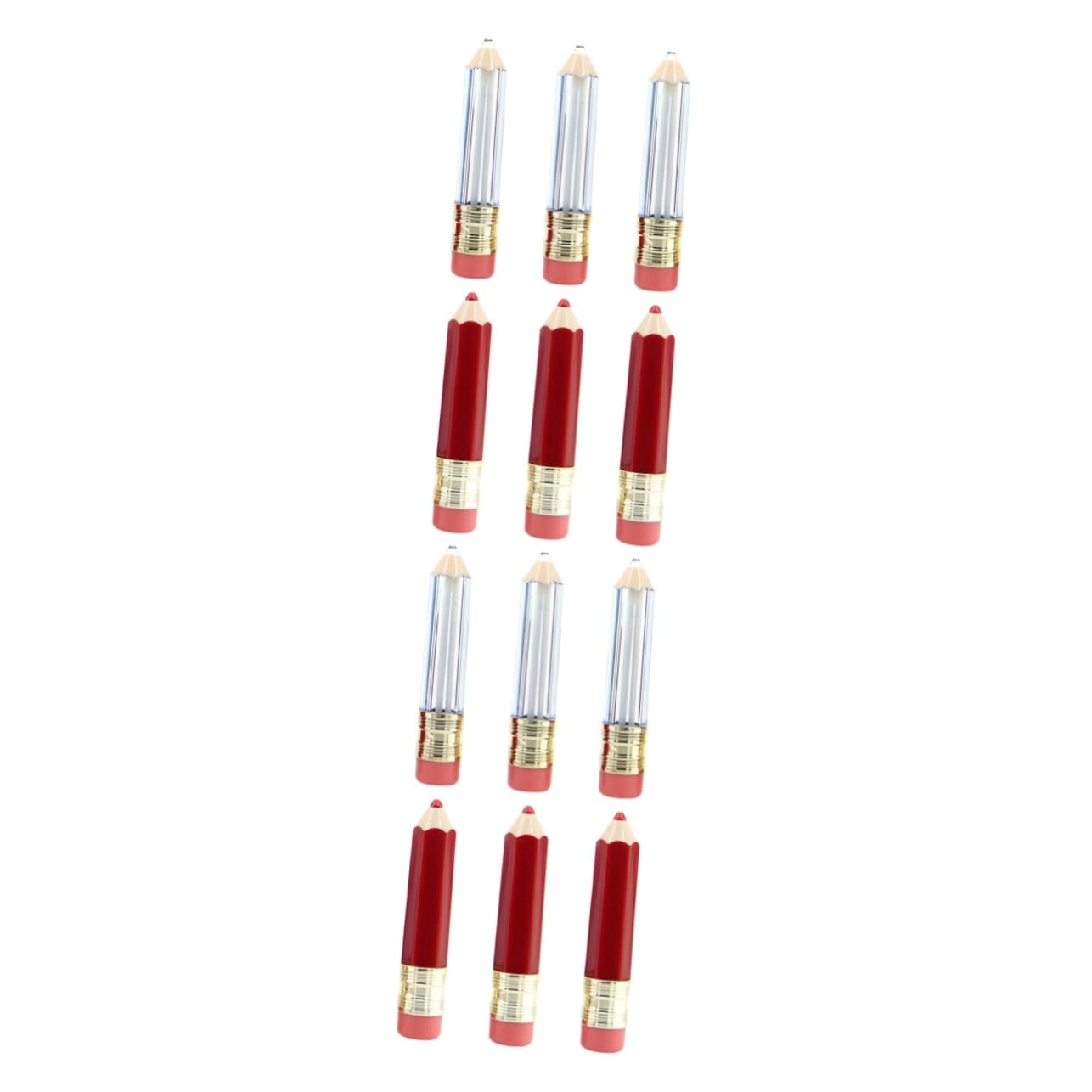 5 Sätze Leere Tube Lipgloss Behälter Lippenfüller Glanz Röhren Lippenröhrchen Leer Bulk-lipgloss Bleistift Lippenbalsam Tube Lipgloss-flaschen Plastik 6 Stück * 5