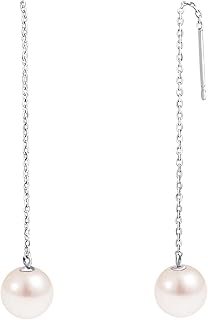 [ララクリスティー] ピアス レディース あこや真珠 パール 一粒 アメリカンピアス Pt900 プラチナ le56-0007-pt