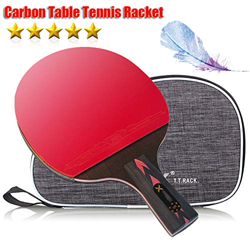 Ruixy Pro Carbon Performance-Level Table Tennis Racket Ping Pong Paddle with Carbon Technology