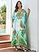 ELSCIRW Plus Size Kaftan Dress for Women Caftan Bathing Swim Cover Up Boho Beach Dress Lightweight Loungewear