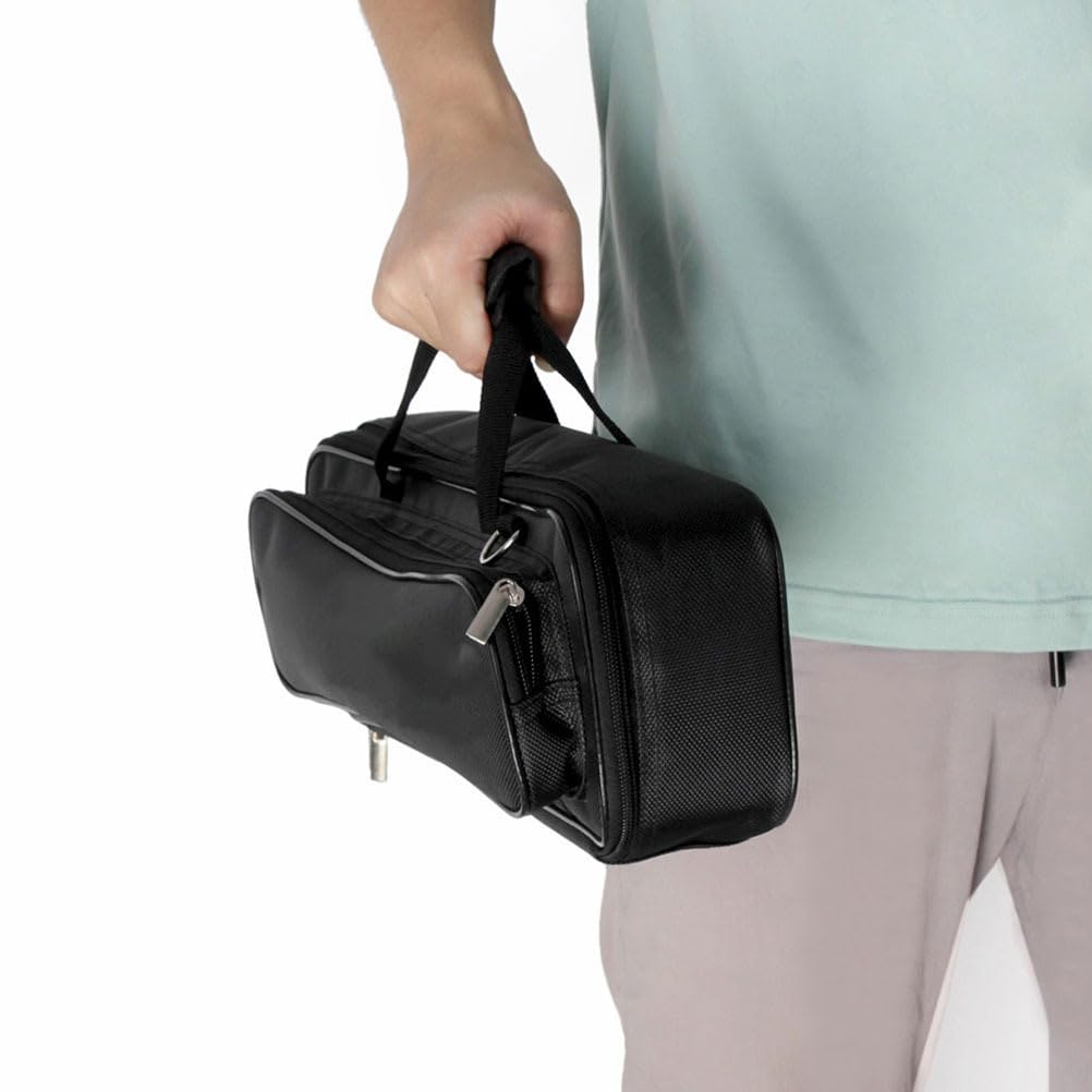Vaguelly Flute Case Carrying Bag Waterproof Lightweight for 16 Holes /17 Holes Flute C Foot with Adjustable Shoulder Strap and Exterior Pocket