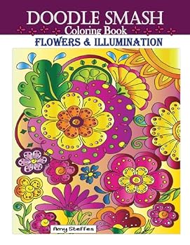 Paperback Doodle Smash Coloring Book Flowers & Illumination Book