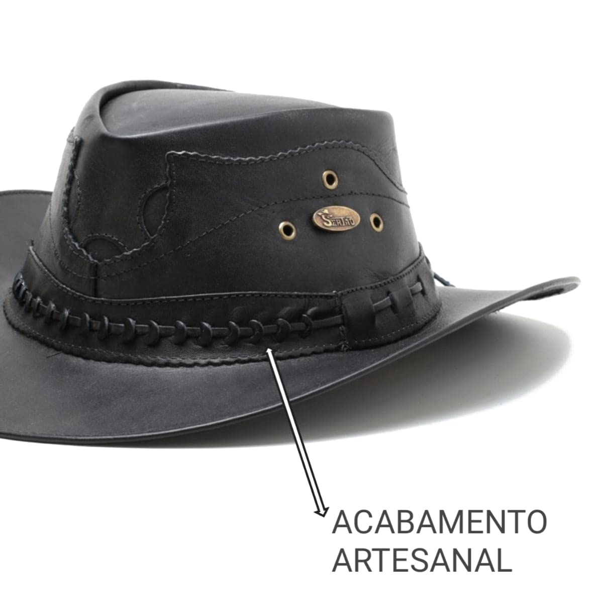 Chapéu Cowboy Texano De Couro Legitimo Masculino Preto CM SHOES em promoção! Veja a oferta e mais achadinhos de Bonés & Chapéus 3 Hoje é o melhor dia para comprar Chapéu Cowboy Texano De Couro Legitimo Masculino Preto CM SHOES com aquele preço maroto! Promoção! Aproveite a oferta! 3