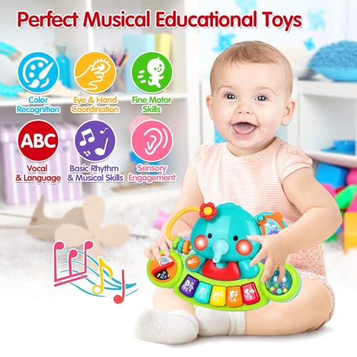 Witalent A3135 Baby Piano Toy 6 To 12 Months Light Up Music Baby Toys thumb #1