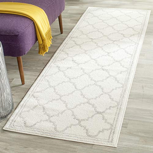 Safavieh Amherst Collection Runner Rug - 2'3" X 7', Wheat & Beige, Moroccan Trellis Design, Non-Shedding & Easy Care, Ideal For High Traffic Areas In Living Room, Bedroom (Amt422S) #TOP6