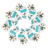 Résistant à la déformation : Ces protège-clubs adoptent une construction composite à trois couches qui résiste au déchirement et offre une durabilité toutes saisons. Ils protègent votre équipement de golf des dommages du soleil et de l'usure pour le maintenir dans des conditions optimales année après année.