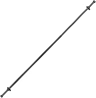 Vista 4 de Barra de cortina de 1 pulgada de diámetro, juego de barras ajustables con soportes y remates de aluminio premium, barras de cortina individuales