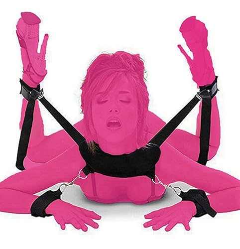 Sex Bed Tie Downs for Couples Queen Size Bed Restraints Ties for Ankle Wrist Straps Adult Play King Matress Bed Handcuffs Tools Sexy Restraints for Men and Women Bedroom Toys Sweater -  Jaynik, bedroomsex toys Jaynik-C414